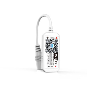 12V 24V Mini regulador WIFI RGBW Control de voz inteligente RGB LED controlador - Product Image 5