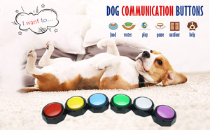 Customizable Plastic Push <strong>Button</strong> Talking Alarm Training Sound Module for Pet Dogs Recordable Voice Box <strong>with</strong> Battery Power