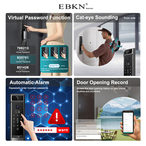 Buona vendita veloce riconoscimento Tuya Intercom serrature e maniglie Smart Lock porta - Product Image 5