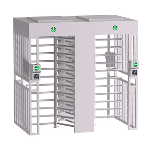 RFID-Gesichts erkennung Tür zugangs kontrolle Voll hohes Drehkreuz Doppel kanal Drehkreuz tor in voller Höhe Rfid QR Barrier Gate - Product Image 1