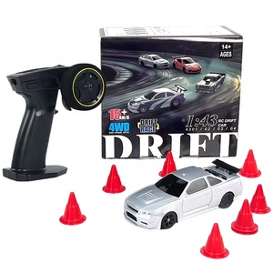 2.4Ghz Proportional <strong>Control</strong> 1/43 <strong>RC</strong> Drift <strong>Car</strong> with Gyro 4WD Mini Remote <strong>Control</strong> Vehicle High Speed Micro <strong>RC</strong> Racer with LED Light - Product Image 1