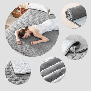 High Quality Heated Electric <strong>Blanket</strong> Throw Long Wool Fabric 6 Heat Settings Controller with LCD Screen - Product Image 5