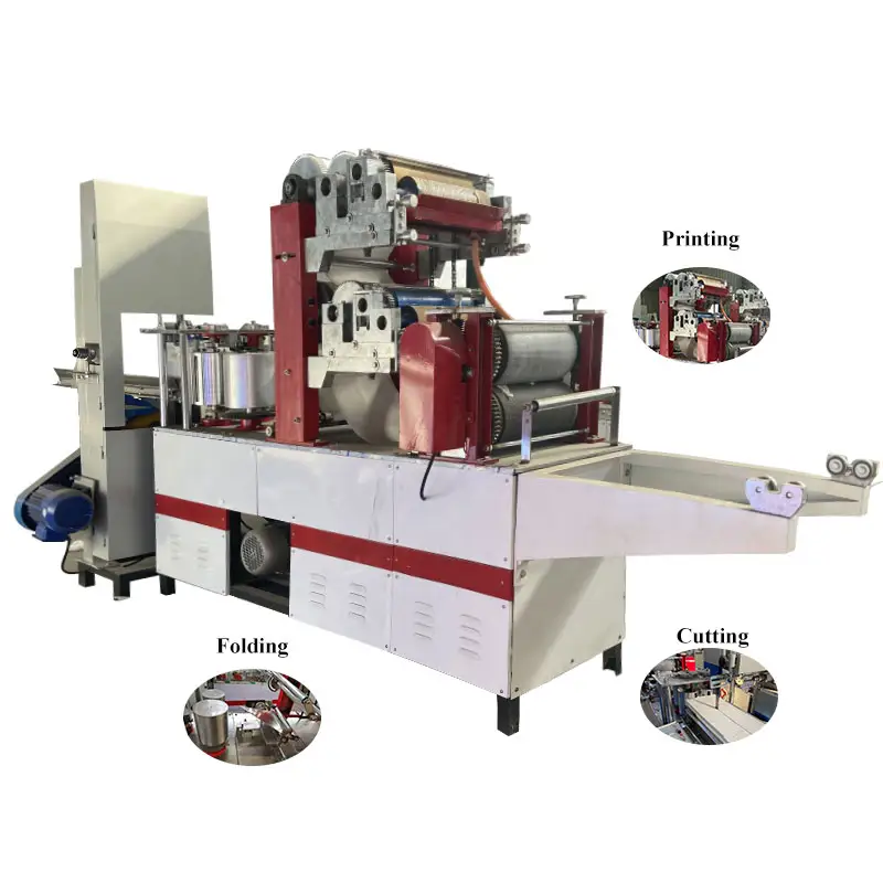 New idea napkin tissue paper folding machine napkin paper making machine for small business