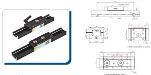 Riel de guía lineal rectangular KNK KNZ15N, bloque deslizante de riel de guía lineal de doble eje integrado - Product Image 5