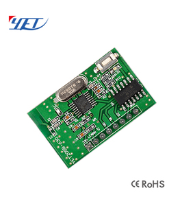 ODM OEM supereterodina modulatore 5V RF ricevitore serie duplicatore per smart garage interruttore YET205B-630 apriporta - Product Image 6