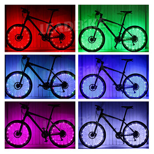 Colorful Waterproof Bike Spoke <strong>Light</strong> Tire Led Bicycle Wheel <strong>Light</strong> with String <strong>Light</strong>