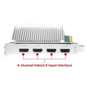 TC-720N4视频采集卡高清4K 4通道同时输入PCIE开关融合游戏录制兼容安卓 - Product Image 4
