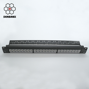 キーストーンジャックモジュール型パッチパネル24ポートCat6 Cat6aバックバー付き - Product Image 4