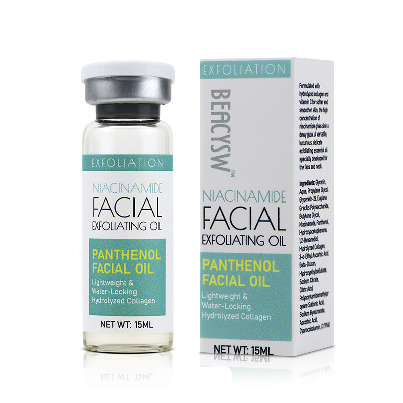 Huile exfoliante pour le visage à la niacinamide
