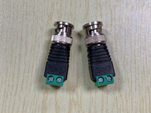 易于使用的安全监控附件2针绿色端子同轴BNC连接器 - Product Image 4