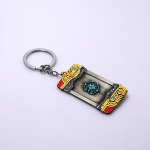 2 แบบคุณภาพสูงตํานาน Zelda โลหะ Charm พวงกุญแจคู่อะนิเมะโลโก้สร้อยคอสุภาพสตรีสําหรับชายแหวนกุญแจรถ - Product Image 6