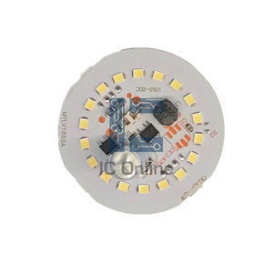 DC-DC DOB LED PCBA บอร์ด 9W A60 LED 8 ชิ้นขนาด 45.8*45.8 มม.SMT อิเล็กโทรไลซิส 10uf 100 v Bom SMT PCBA One-Stop บริการ - Product Image 4
