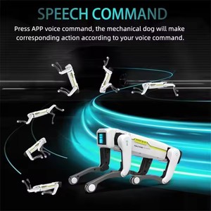 Hot Selling AI Smart Roboter Hundes pielzeug Intelligente APP-Steuerung Sprach befehl Elektronisches Haustier Roboter Telefon Fernbedienung Programmierung