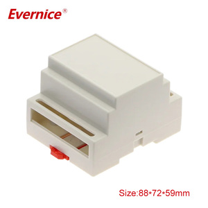 Din Rail <strong>Box</strong> Enclosure PLC Control Boxes Plastic Electronic Enclosure <strong>Box</strong> - Product Image 2