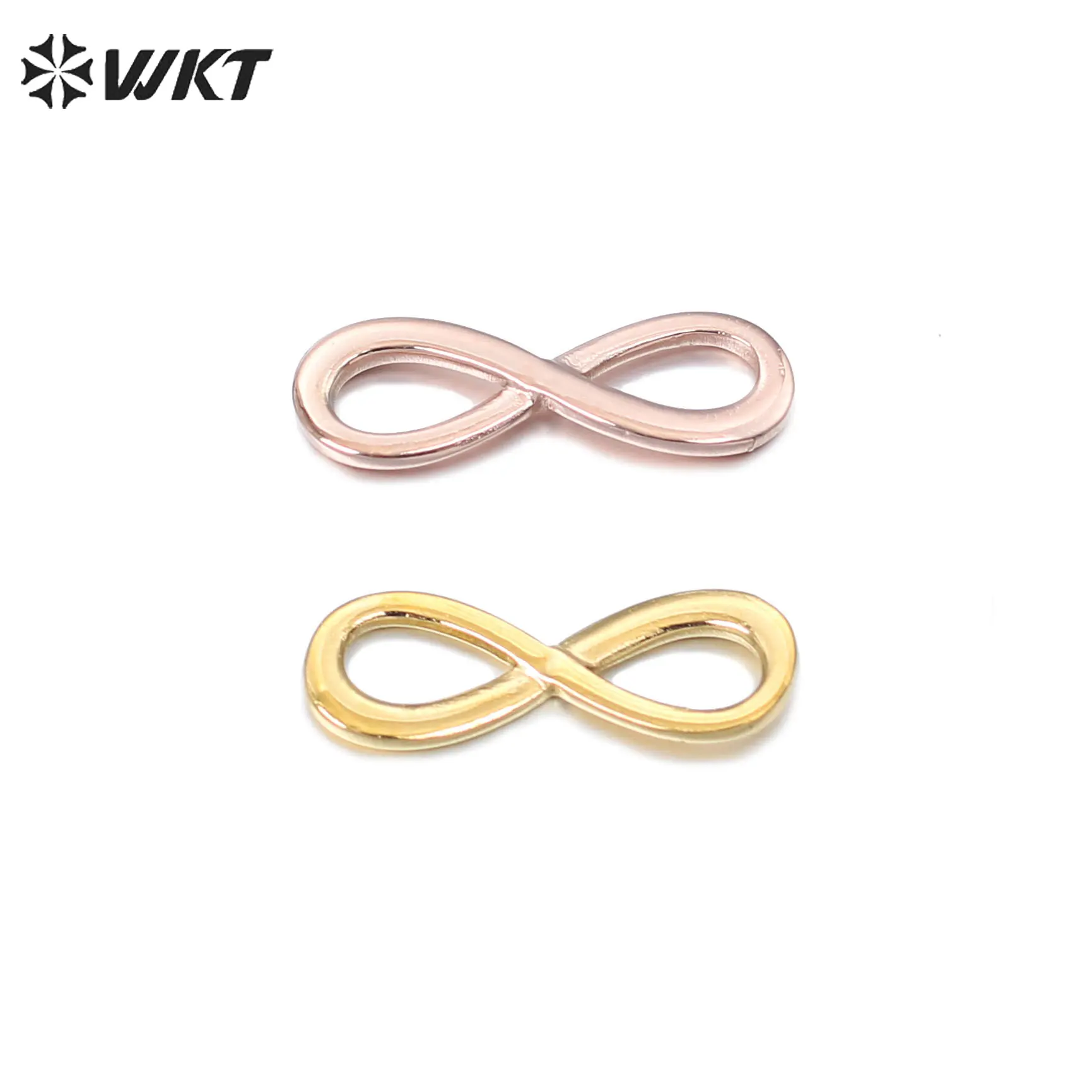 WT-SSP028 Vente Chaude Infinity Symbole Bijoux Accessoires DIY Collier Bracelet Connecteur 8 Caractère En Acier Inoxydable Pendentif