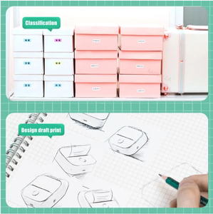 YaomatecYaomatec 110*30mm Thermal Paper Mini Student Portable Small <strong>Home</strong> Mobile Phone Pocket Answer Label QR <strong>Code</strong> Printer - Product Image 5