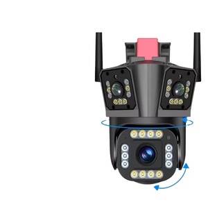 กล้อง CCTV สามตัวซูมออปติคอล10X กลางแจ้งระบบรักษาความปลอดภัย Wi-Fi กล้องเครือข่าย IP PTZ 3เลนส์เครือข่ายกล้อง IP - Product Image 1