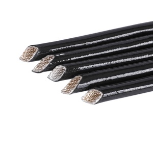 Vật liệu cách nhiệt ul được liệt kê chống cháy dây cách điện linh hoạt Silicone tráng sợi thủy tinh tay áo - Product Image 1