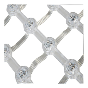 Medya cephe olay parti için açık RGB P100 şeffaf led piksel tel örgü elek esnek mesh led ekran - Product Image 1