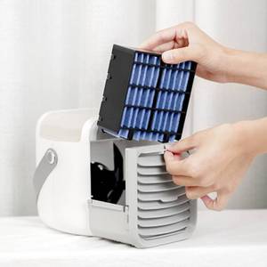 HAVA SOĞUTUCU ile LED ışık 3 hız kontrol, taşınabilir evaporatif HAVA SOĞUTUCU Fan gürültüsüz kişisel uzay hava kremi - Product Image 6