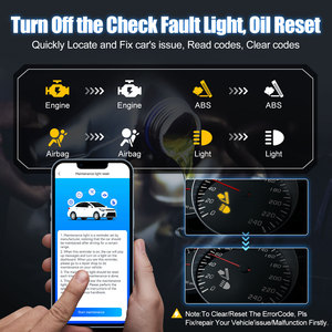 XTOOL AD20 PRO strumento diagnostico sistema completo per auto per IOS e lettore di codici Android batteria Test olio ripristina OBD2 Scanner HUD Display - Product Image 6