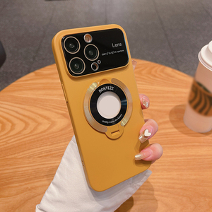トレンディな製品PCリングスタンドiPhone16用磁気ワイヤレス充電器携帯電話ケース磁気携帯電話シェルバックカバー - Product Image 4