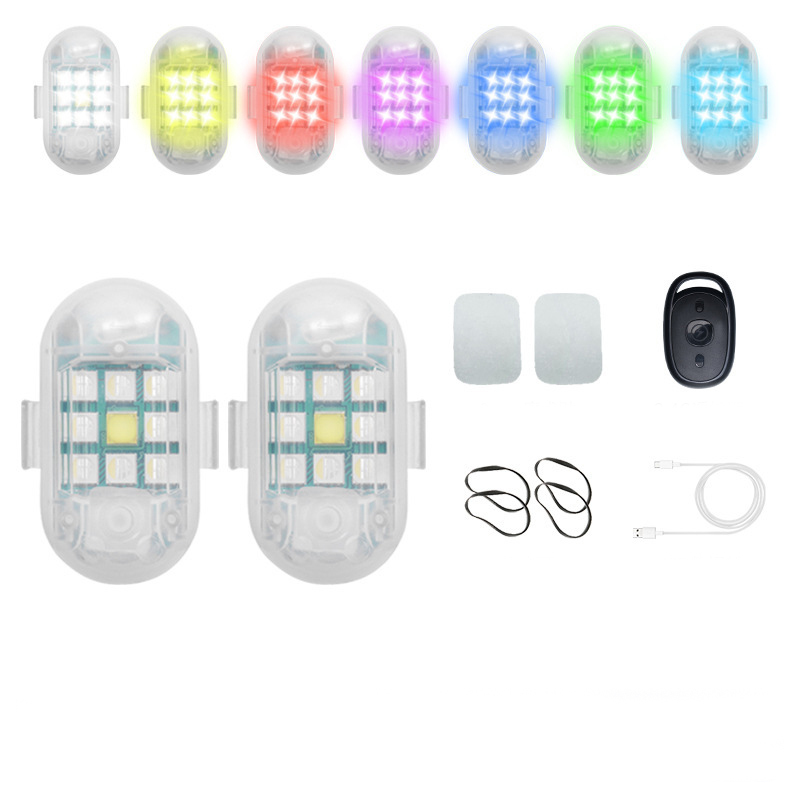 2 LUZ RGB CON CONTROL REMOTO