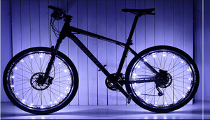 Colorful Waterproof Bike Spoke <strong>Light</strong> Tire Led Bicycle Wheel <strong>Light</strong> with String <strong>Light</strong>