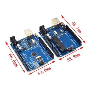 WiFi R3 resmi kutusu ATMEGA16U2 / UNO + WiFi R3 megaarduino çip CH340G için Arduino UNO R3 geliştirme kurulu WeMos ESP8266