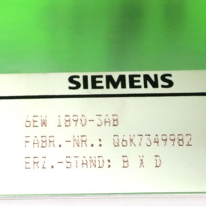 Nuovo e originale Plc alimentatore 6 ew18903ab EStand:C GEB PLC Controller di programmazione - Product Image 2