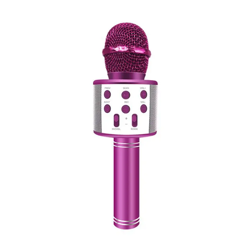 Microfono Karaoke Wireless per bambini con altoparlante, lettore Karaoke portatile portatile per la riproduzione di musica KTV per feste in casa