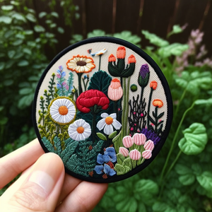 Thân thiện với môi hoa Twill thêu các bản vá lỗi cho Diy quần áo và may mặc trang trí - Product Image 5