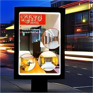 Уличная автобусная станция Вертикальная рекламная машина напольный ЖК-экран цифровые вывески для рекламы автобусной остановки - Product Image 4