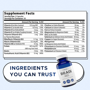 OEM Brain Support Supplement Brain Support Kapseln zur Unterstützung der Gehirn funktion - Product Image 3