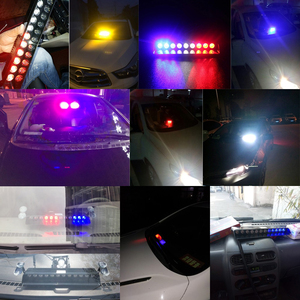12 LED รถบรรทุกรถยนต์ไฟวิ่งฉุกเฉินวันรีโมทคอนโทรล Strobe ไฟเตือนกระพริบกระพริบ Lightbar 12V