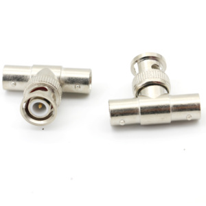 <strong>BNC</strong> T Type Three-way Monitoring Video Connector <strong>BNC</strong> <strong>Adapter</strong> Q9 Connector Male to Double Female Connector - Product Image 2