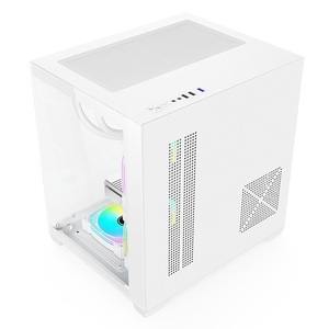 シャーシケースラックS1ホワイトカラー新着格安PCケースオープンビューマザーボードデスクトップゲーム用コンピュータケース - Product Image 6