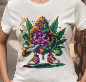 420 Cần sa ngày Thiết kế cần sa văn hóa dtf truyền nhiệt in ấn đính sắt Stickers cho áo sơ mi gối túi trang trí - Product Image 3