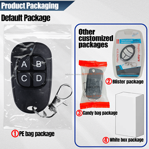 Telecomando senza fili duplicatore per Garage e porta scorrevole 433.92mhz codice telecomando in metallo materiale sorgente fabbrica - Product Image 5
