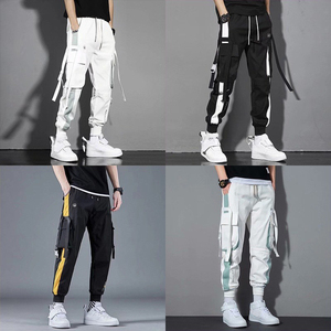 男性用ミッドウエストタクティカルパンツリップストップカーゴワークカプリ9ポケット付き耐水性ハイキング用通気性 - Product Image 5