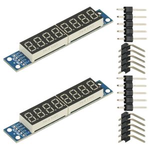 MAX7219 LED-Modul 8-stellige digitale LED-Anzeige 7-Segment-Röhre Kompatibel mit Arduin MCU Raspberry Pi 51/AVR/STM32-Zeichen