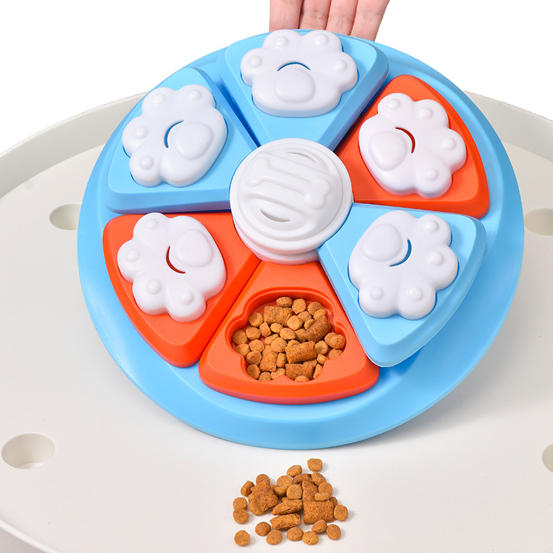 Layered cheese-blue-cat and dog toy