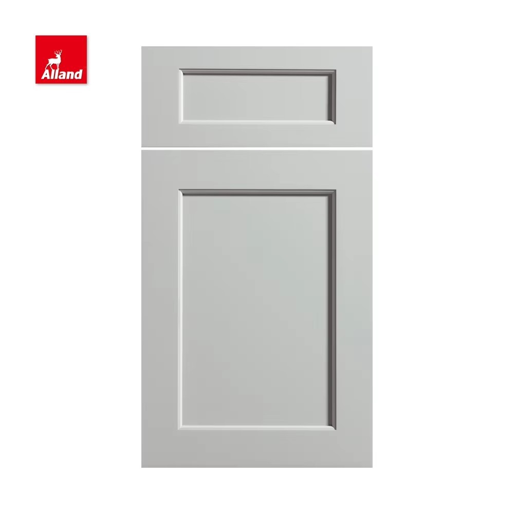 Light gray painted