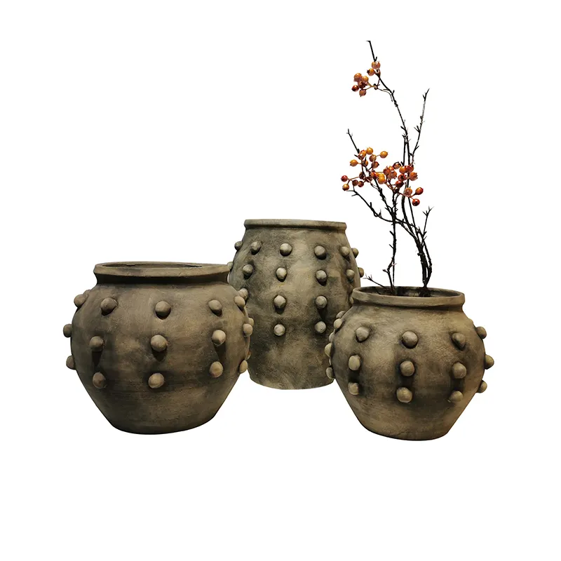 Горячая Распродажа деревенский Винтажный стиль горшок вазы керамическая ваза для украшения