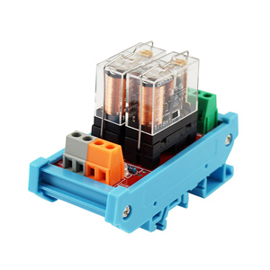 Oshangming 2 Entrada 2 Placa de salida de relé 12V/24V Módulo de relé IO Board 10A para luz - Product Image 1