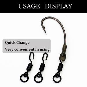 Spinner <strong>Swivel</strong> for Ronnie Rig Carp Fishing Accessories for Carp Rig Micro Hook <strong>Swivel</strong> Tackle Quick Change DBR212-<strong>11</strong># - Product Image 6