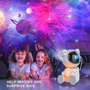 Hot Sale Sitzen Monds tern Mit Mini Ball Projektions lampe Kids <span class=keywords><strong>Star</strong></span> Home Decoration Astronaut Projektor