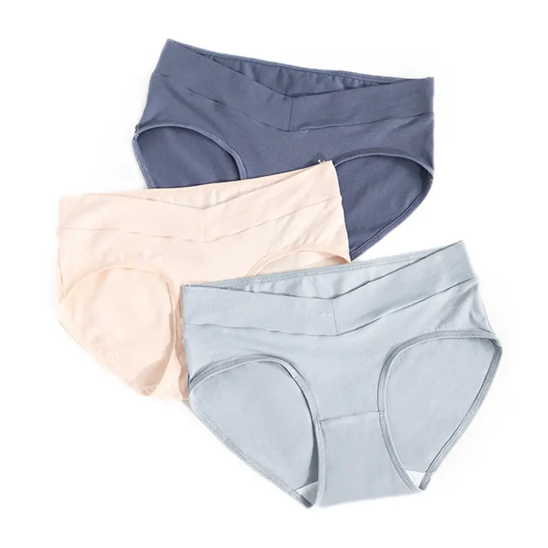 Pregnant Women's Underwear U-shaped Pregnant Panties Cotton Low Waist Large Size Maternity Panties
