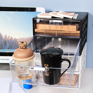 Tengzhengyue Desktop <strong>File</strong> Box Multifunctional Rectangular <strong>File</strong> Storage Box for Office Data Archive Sorting and Classification - Product Image 5