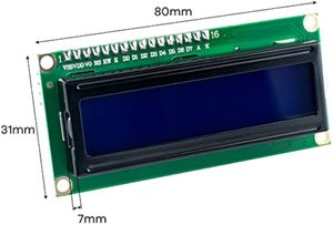 Aismartlink I2C IIC 1602 LCD ekran modülü ahududu Pi için 16x02 LCD ekran modülü